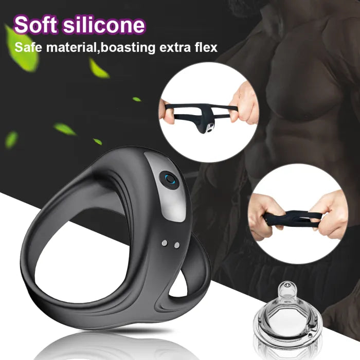 10 Speeds Male Penis Vibrating Cock Ring