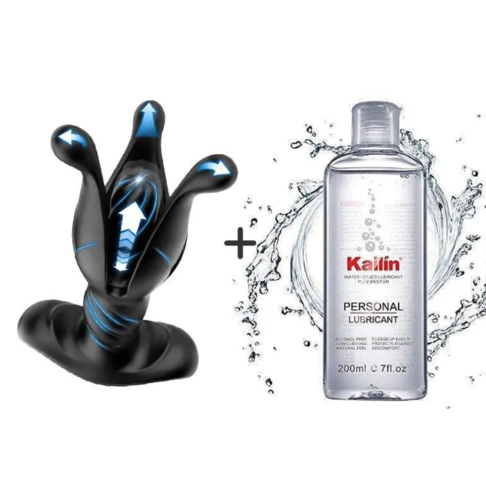 9 Tension Shock Flapping & 9 Thrusting Vibrating Prostate Massager & Uterine Stimulator