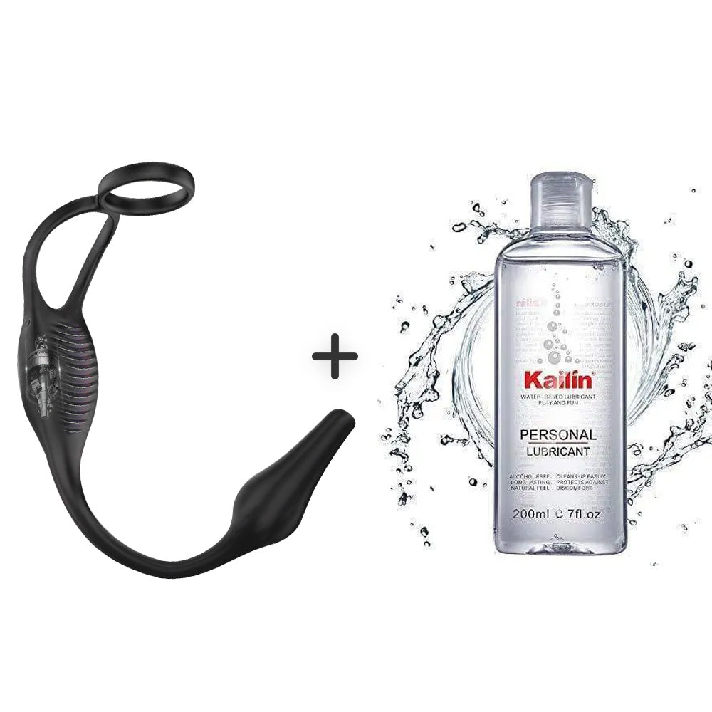 ARCHIE 4 in 1 Vibrating Prostate Massager and Cock Ring with Remote Control