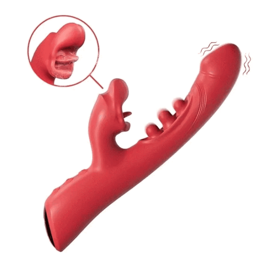 G-Bliss Vibrator Women Sex Toy with 9 Flapping Vibrating & 8 Licking Sucking Modes