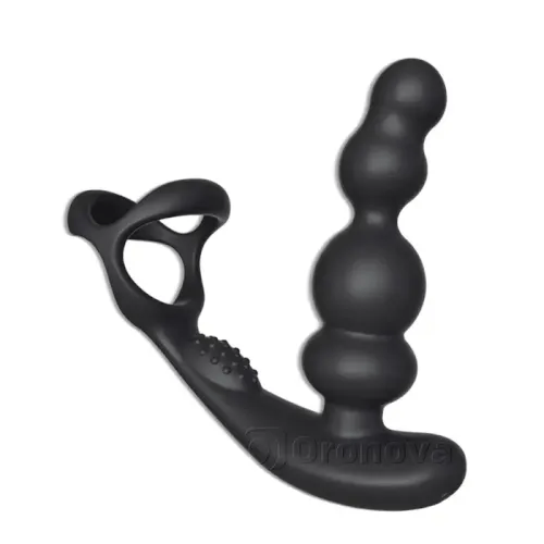 360° Rotating 10 Vibration Patterns Prostate Massager with Cock Ring