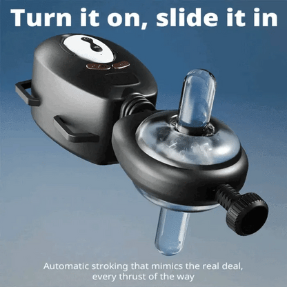 Wearable Automatic 9 Swinging 9 Vibrating Male Masturbator