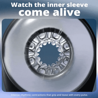 Wearable Automatic 9 Swinging 9 Vibrating Male Masturbator