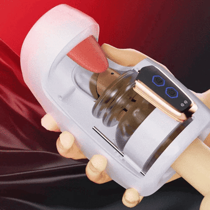 Sexoralab™Blowjob Queen 10 Tapping Thrusting Male Glans Training Stimulator