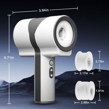 Automatic 5 Telescopic Rotation 7 vibrations Handheld Male Masturbation Cup