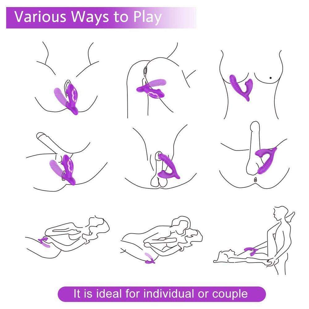 10 Vibrating 10 Sucking Modes Clitoris G Spot Stimulator