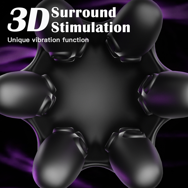 Dual Motor 9 Thrusting 10 Vibrating Penis Trainer & Anal Toy