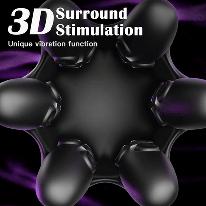 Dual Motor 9 Thrusting 10 Vibrating Penis Trainer & Anal Toy