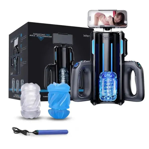 LETEN XT5 Auto Quickshot Stroker  Masturbator With 2 Sleeves 10 Modes & 10 Speeds
