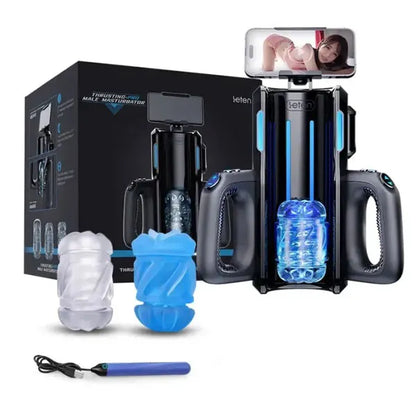 LETEN XT5 Auto Quickshot Stroker  Masturbator With 2 Sleeves 10 Modes & 10 Speeds