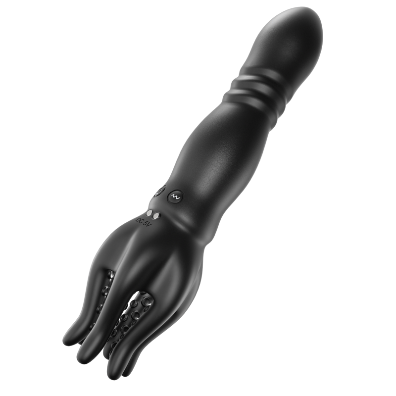 Dual Motor 9 Thrusting 10 Vibrating Penis Trainer & Anal Toy