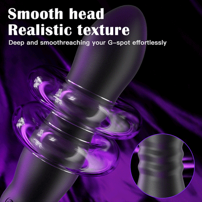 Dual Motor 9 Thrusting 10 Vibrating Penis Trainer & Anal Toy