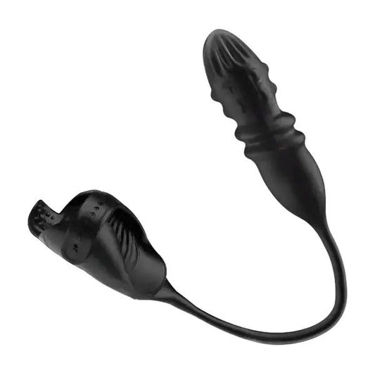 7 Thrusting 7 Vibrating Glans Trainer for Intense Penis and Anal Stimulation